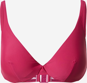 NATURANA T-shirt Bikini top in Red: front