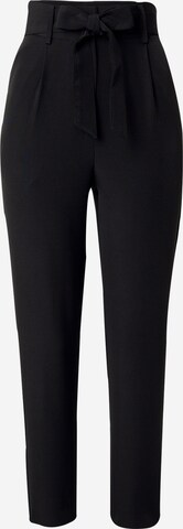 Dorothy Perkins - Slimfit Pantalón plisado en negro: frente