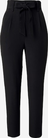 Dorothy Perkins - Slimfit Pantalón plisado en negro: frente