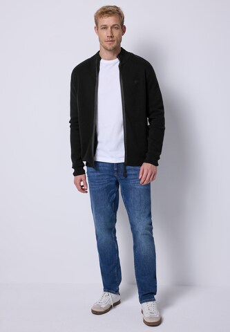 Street One MEN Strickjacke in Schwarz