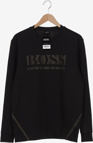 BOSS Black Sweatshirt & Zip-Up Hoodie in XL in Black: front