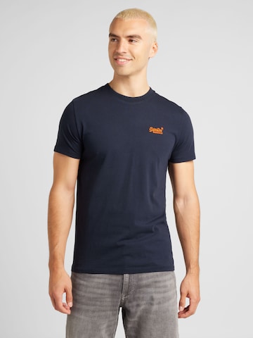 Superdry Bluser & t-shirts 'ESSENTIAL' i blå: forside