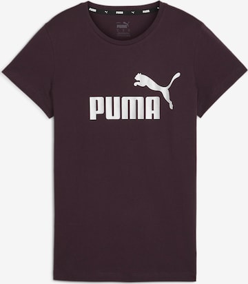 PUMA Sportshirt 'Essentials+' in Lila: Vorderseite