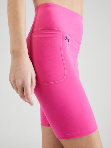 UNDER ARMOUR - Skinny Calças de desporto 'Motion' em rosa