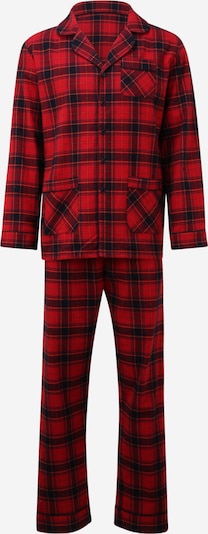 LeGer by Lena Gercke Pyjama 'Flynn' in rot / schwarz, Produktansicht