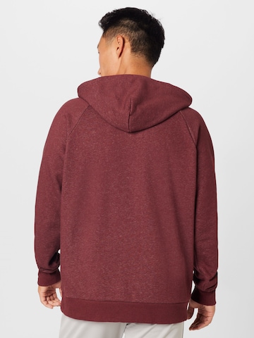 UNDER ARMOUR Sports sweatshirt 'Rival' in Red
