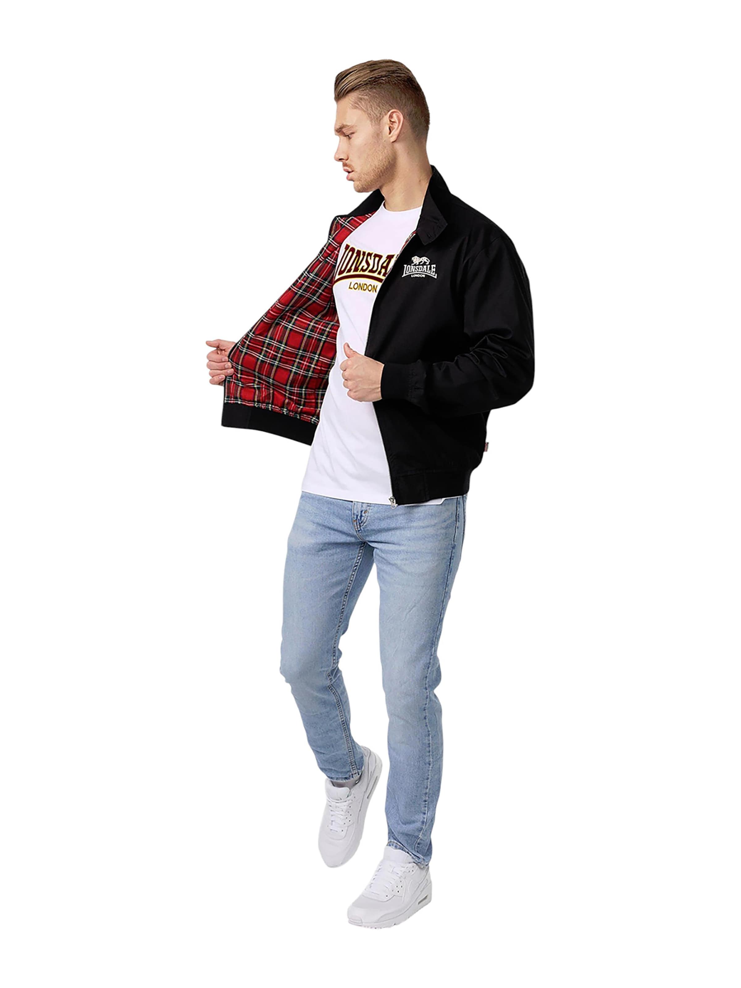 Veste mi-saison 'Classic' LONSDALE en noir