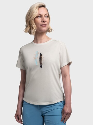 Schöffel Functioneel shirt 'Haberspitz' in Wit: voorkant