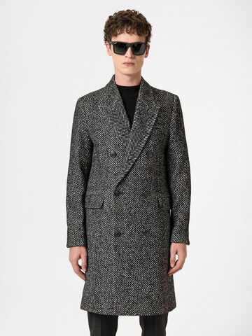 Antioch Between-seasons coat 'Yseult' in Black: front