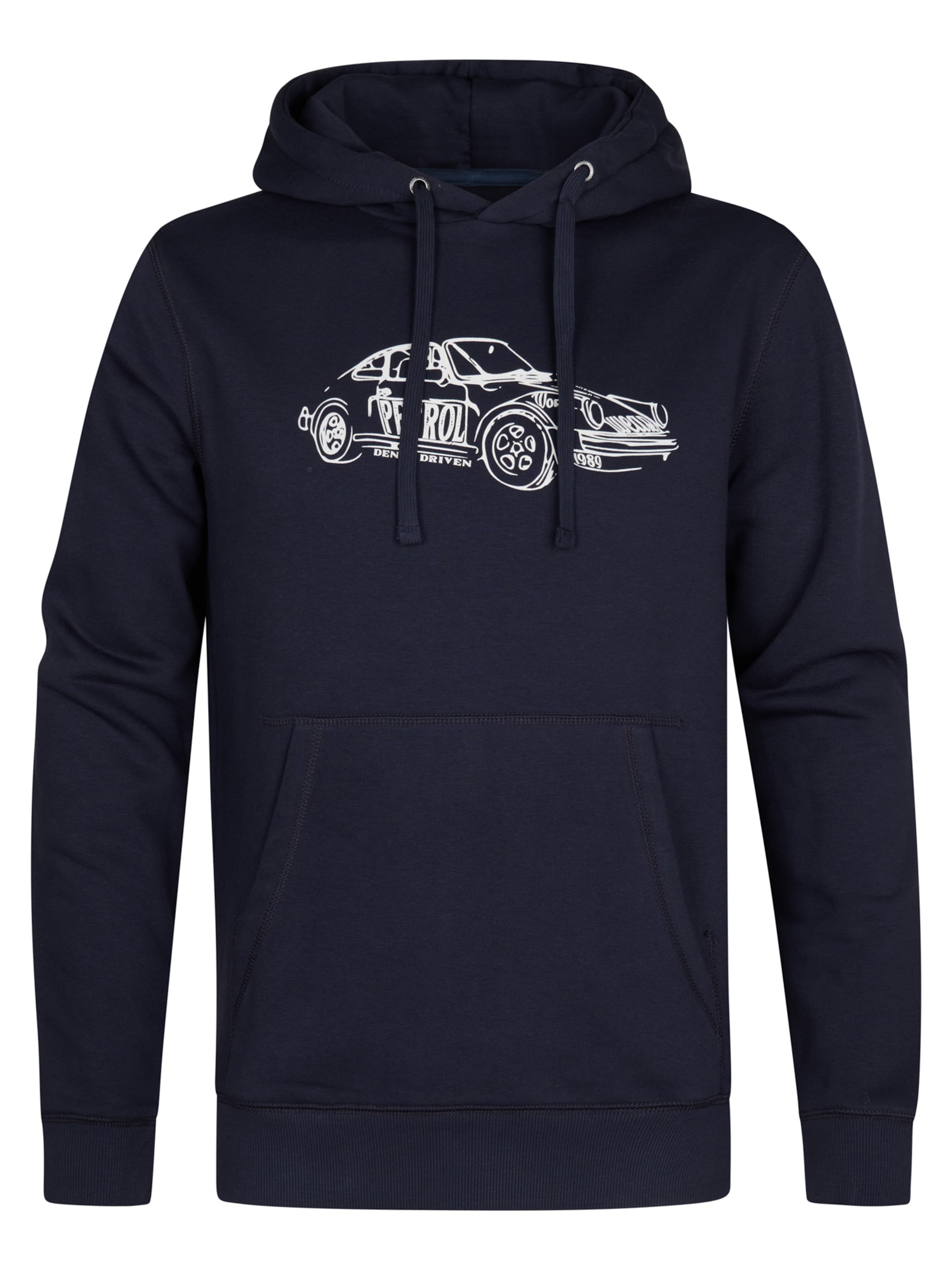 Petrol Industries Sweatshirt in Blauw: voorkant