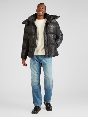 DIESEL - Casaco de inverno 'W-ROLFYS-MON' em preto