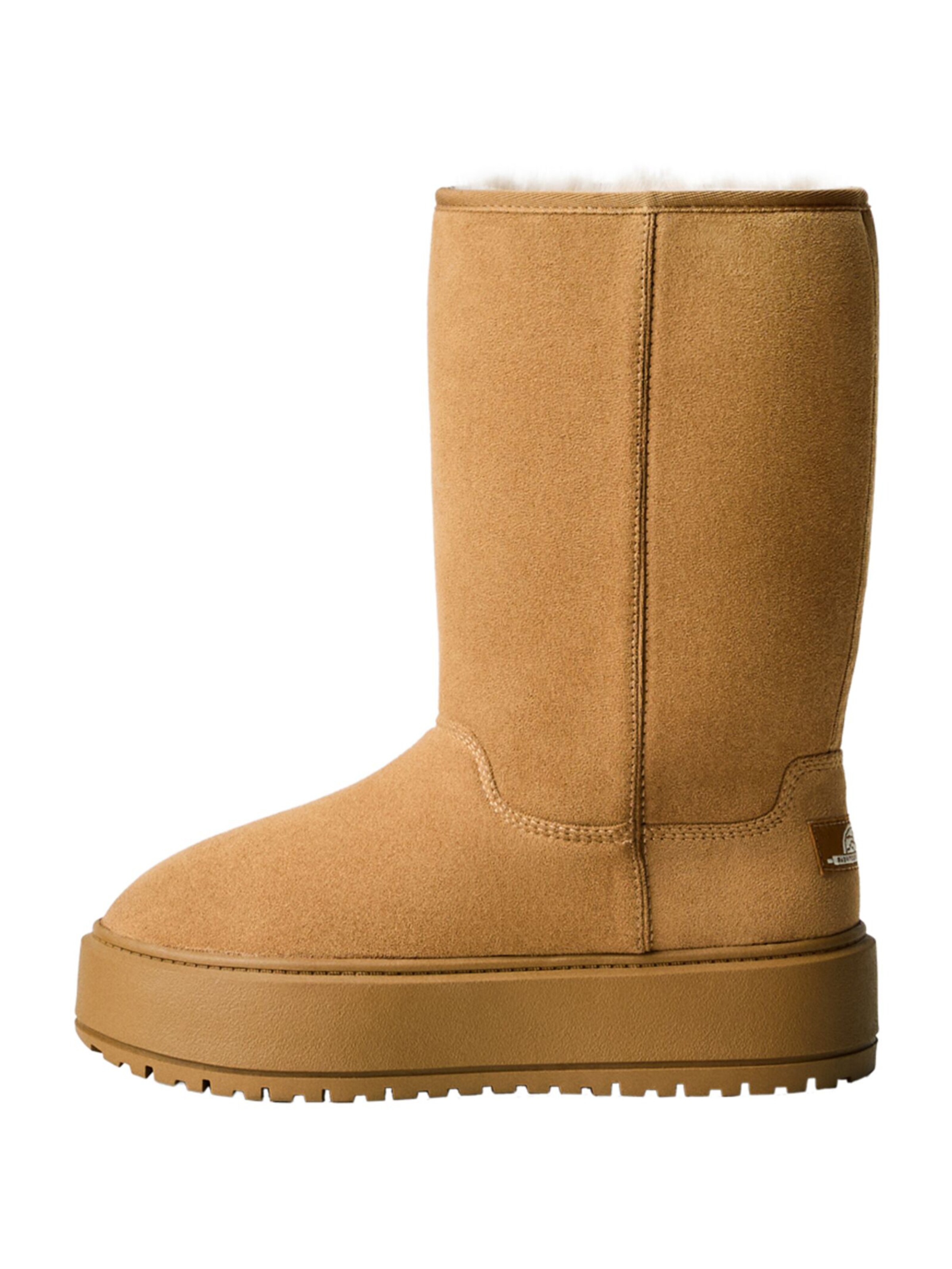 Bershka Boots in Beige