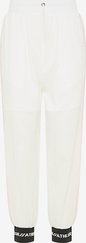 myMo ATHLSR Workout Pants in White: front
