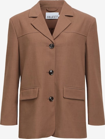 Blazer 'OBJINELA' OBJECT en marron : devant