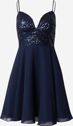 SWING - Vestido de cocktail em azul: frente