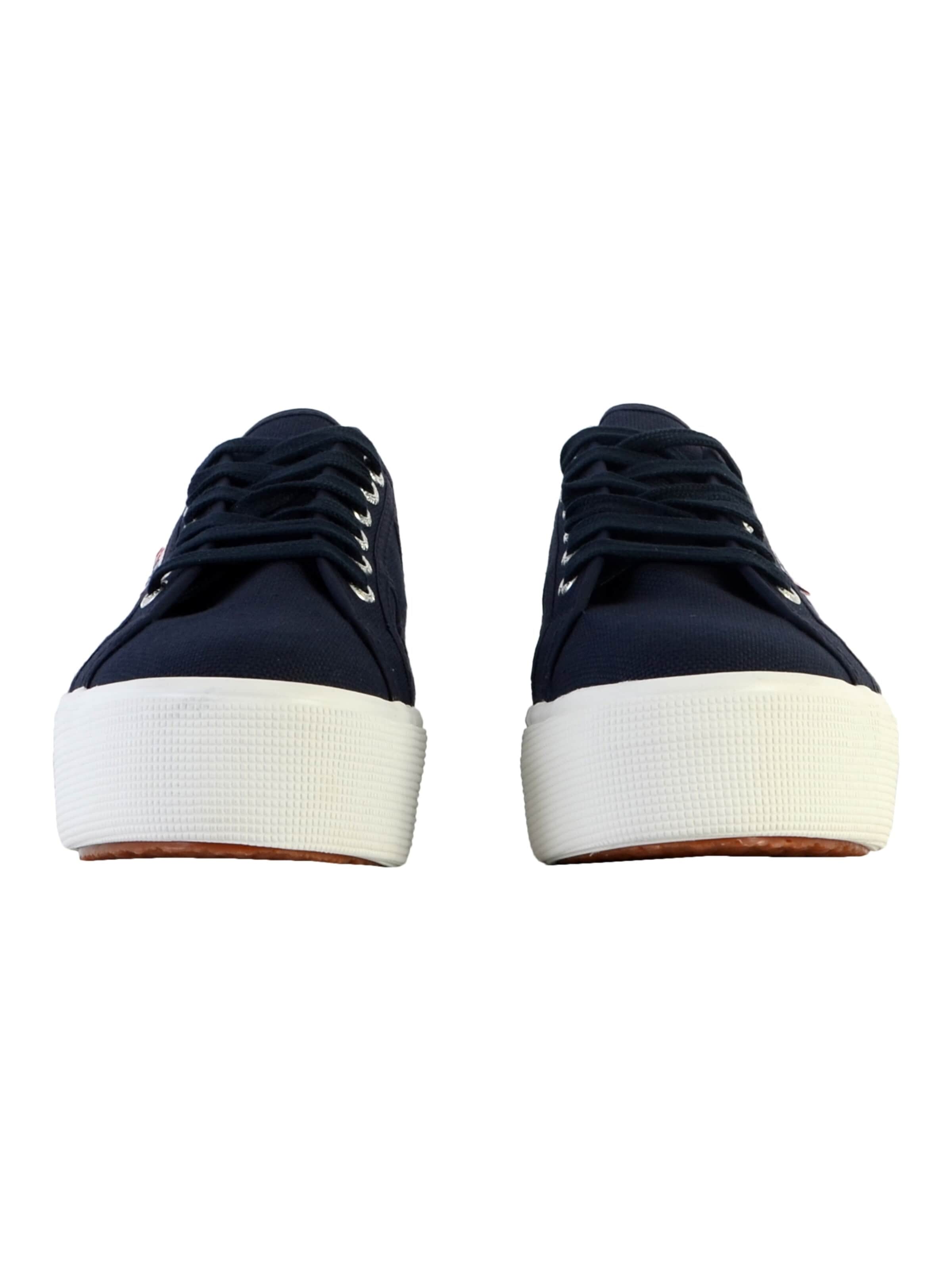 SUPERGA Buty sportowe sznurowane w kolorze niebieski