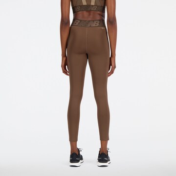 Skinny Pantalon de sport new balance en marron