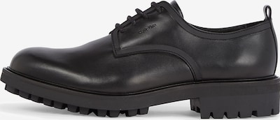 Calvin Klein Čevlji na vezalke | črna barva, Prikaz izdelka