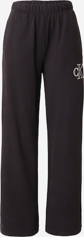 Calvin Klein Jeans Loosefit Bukser i sort: forside