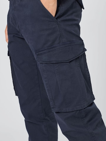 Effilé Pantalon cargo s.Oliver en bleu