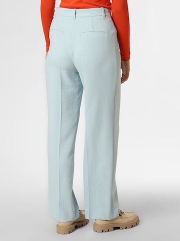 Marc Cain Regular Pleat-Front Pants in Blue