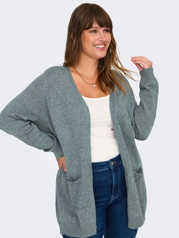 ONLY Carmakoma Knit Cardigan 'CAREsly' in Green
