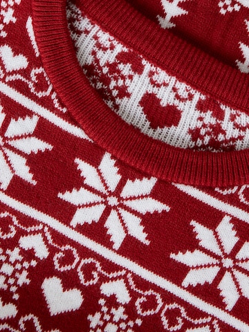 NAME IT Sweater 'NKNRISMAS' in Red