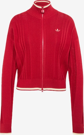 XS dydžio Kardiganas 'Firebird' iš ADIDAS ORIGINALS, spalva – smėlio spalva / raudona, Prekių apžvalga