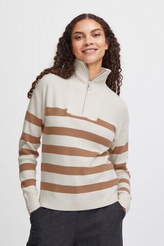 b.young Sweater in Brown: front