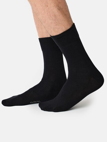 Nur Der Basicsocken ' Komfort ' in Schwarz