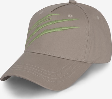 Plein Sport - Gorra 'Scratch' en beige: frente