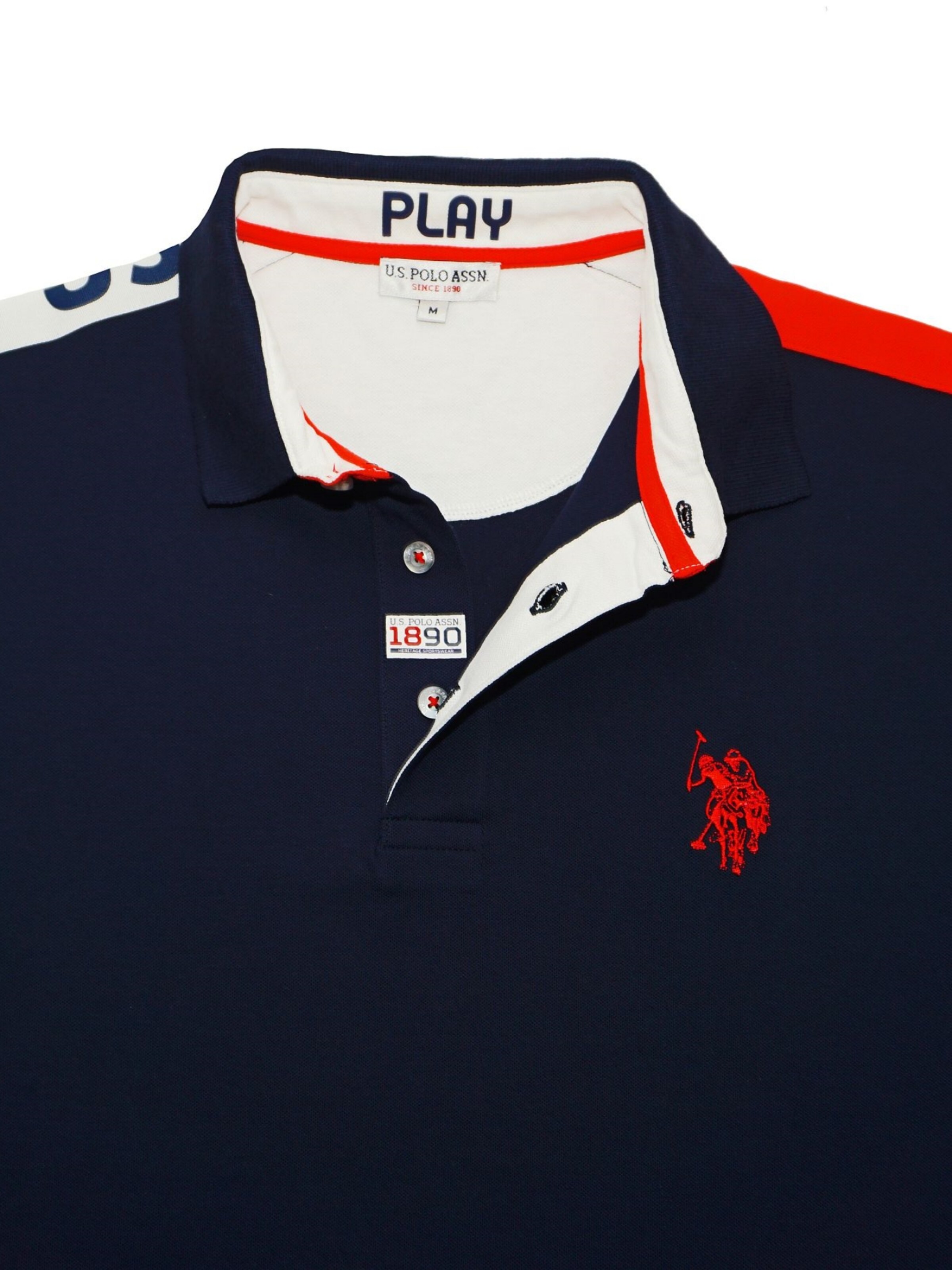 U.S. POLO ASSN. Majica 'Play' | modra barva