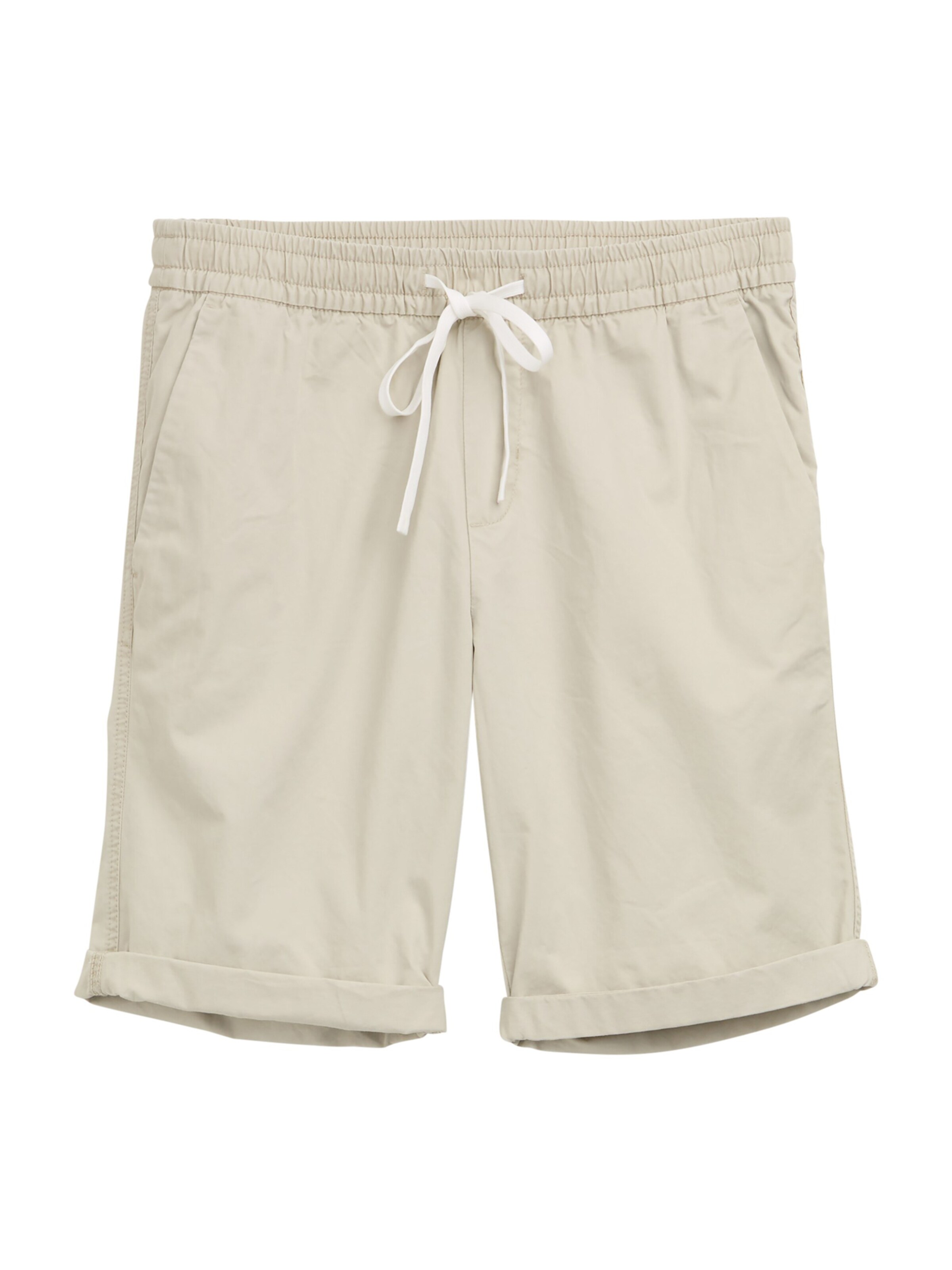 TOM TAILOR DENIM Regularen Hlače | bež barva: sprednja stran