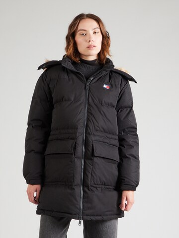 Tommy Jeans Jacke 'ALASKA' in Schwarz: Vorderseite