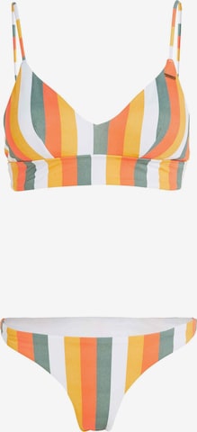 O'NEILL Bustier Bikini 'Wave Skye' - narancs: elől