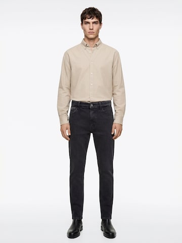 Mavi Tapered Jeans 'Milan' in Grau: Vorderseite