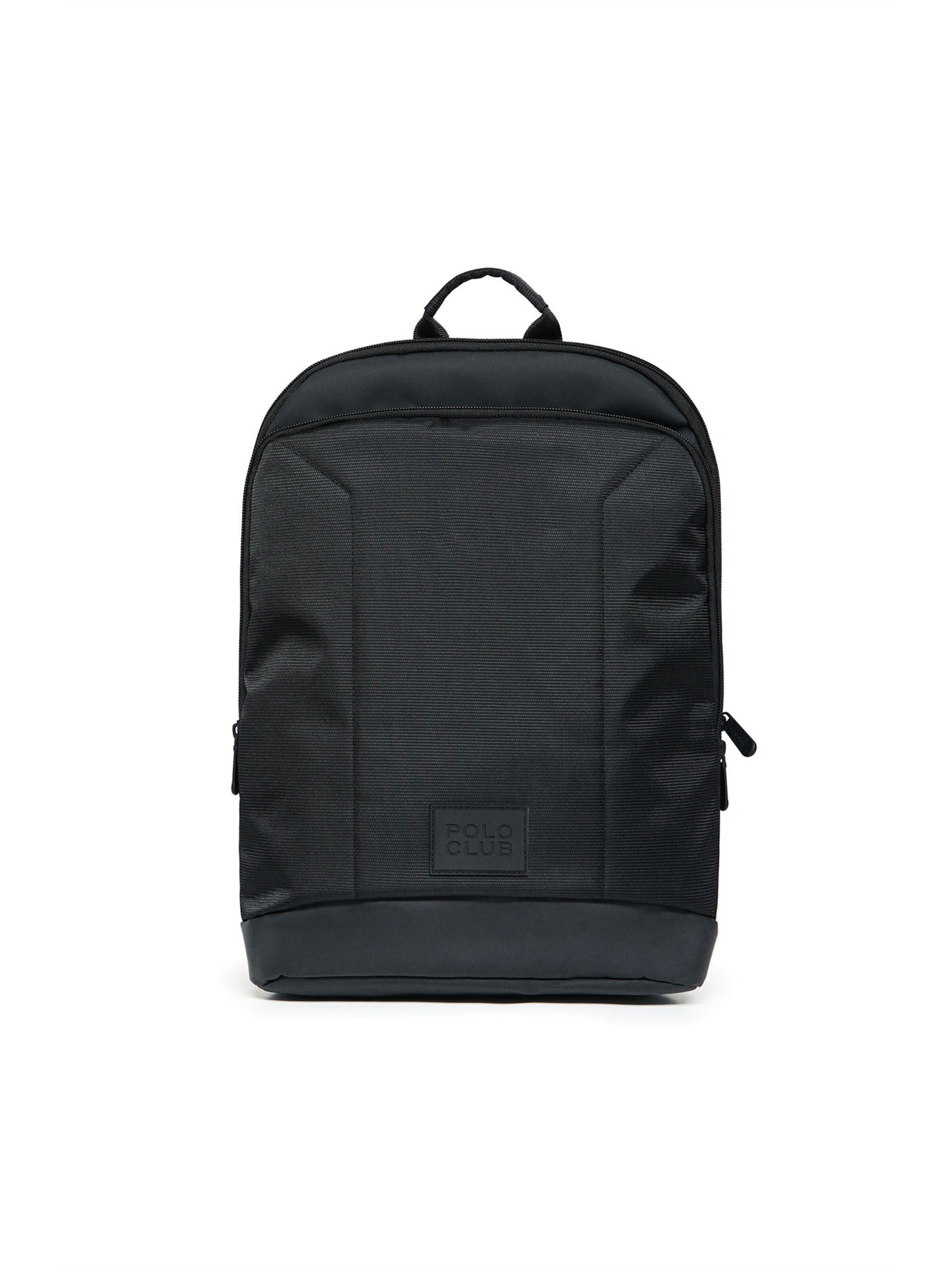 Polo Club Backpack in Black: front