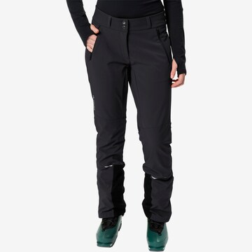 VAUDE Regular Outdoor Pants 'Larice IV' in Black: front