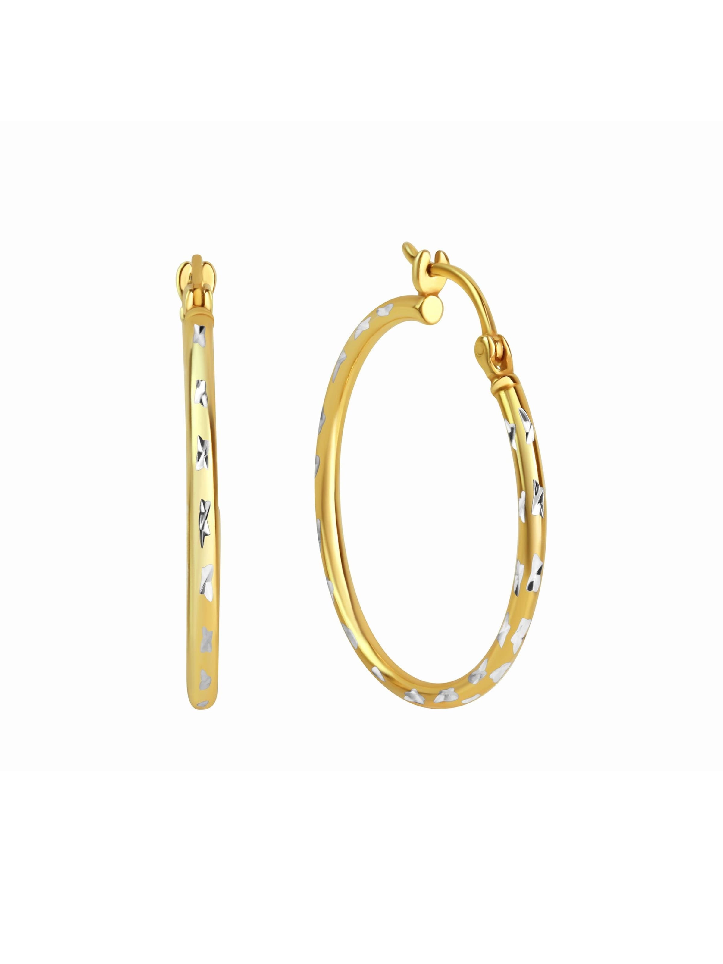 Zeeme Ohrringe in Gold: Vorderseite