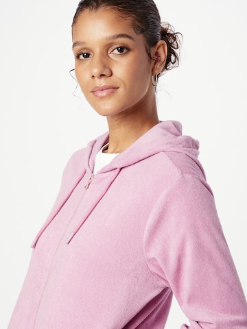 PROTEST Athletic Zip-Up Hoodie 'MAYON' in Purple