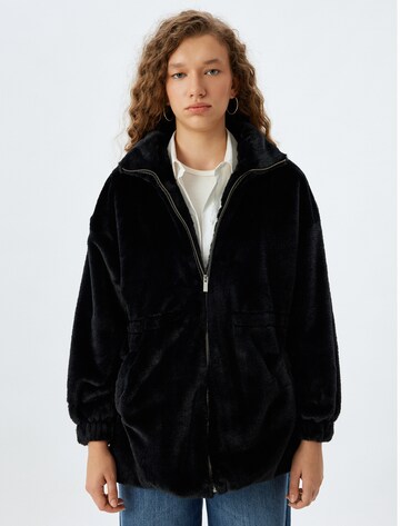 Koton Between-Season Jacket in Black: front