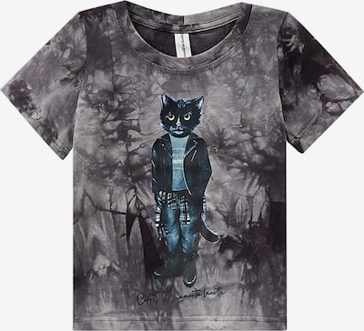 Cat e Lolette Shirt 'Rocker Cat' in 104/Regular in Grey / White, Item view
