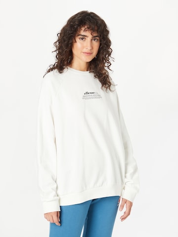 ELLESSE Sweatshirt 'Favaretto' in Wit: voorkant