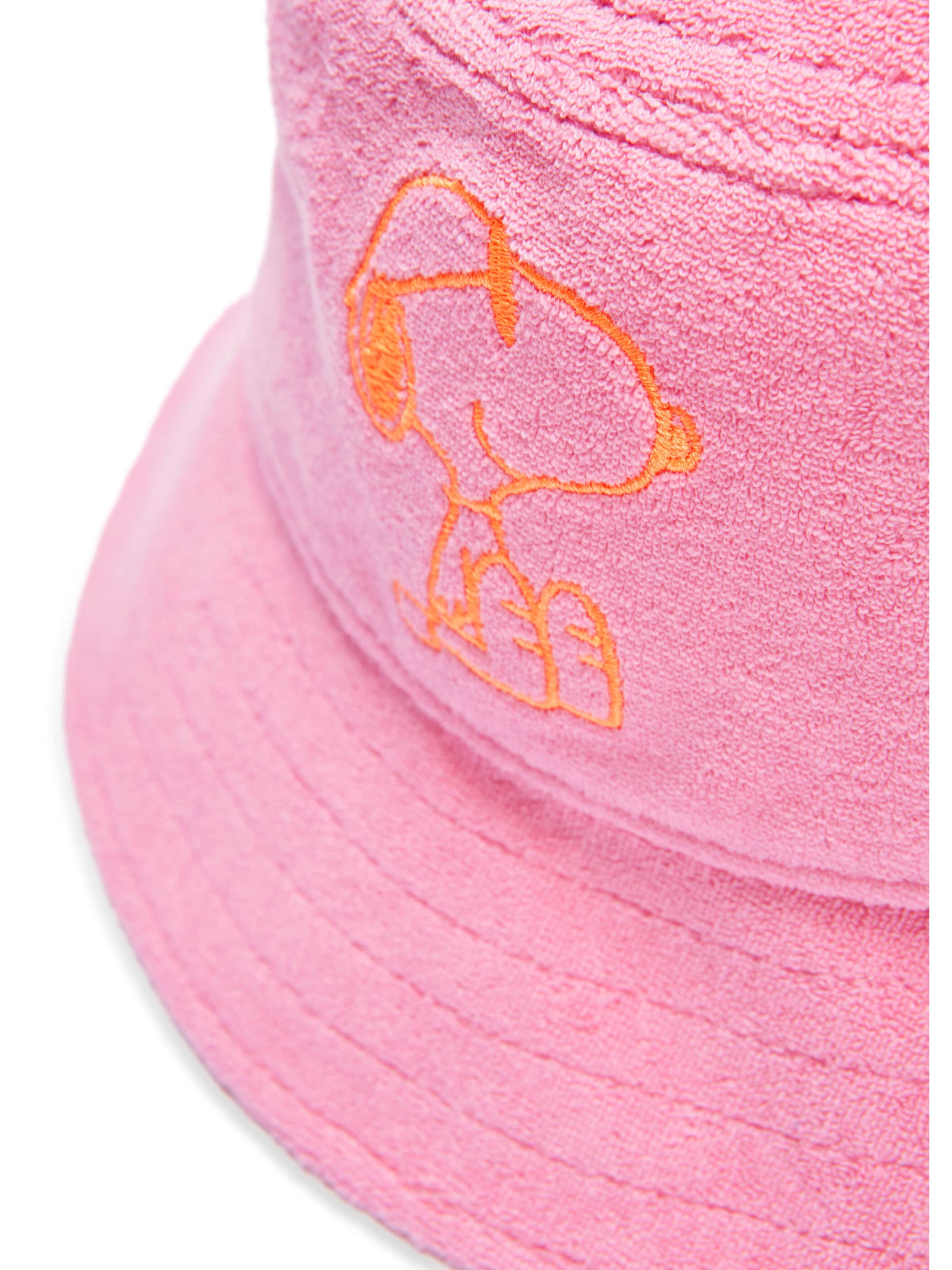 CODELLO Fischerhut mit Snoopy-Stickerei in Pink