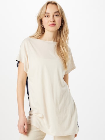 T-shirt Sisley en beige : devant