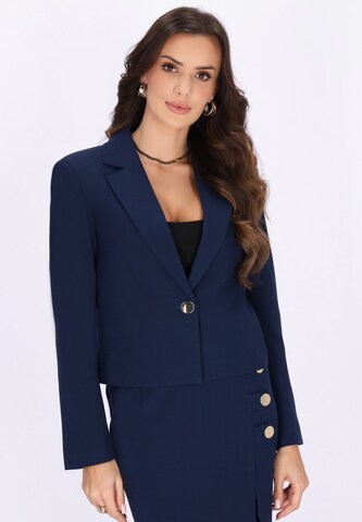 Blazer faina en bleu : devant