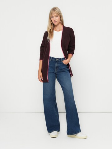 Cardigan 'ONLHAVANNA' ONLY en rouge