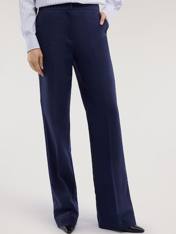 Trussardi Wide leg Broek in Blauw
