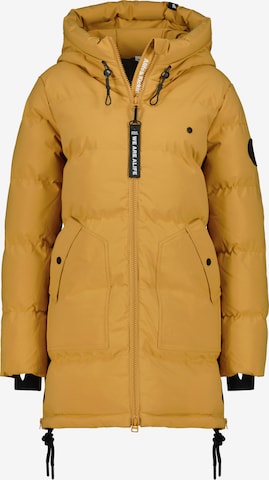 Alife and Kickin - Casaco de inverno 'CathyAK' em amarelo: frente