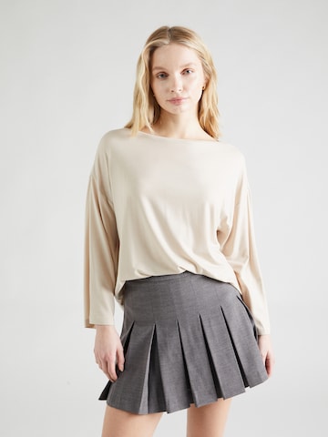 Aware T-shirt 'FIONA' i beige: framsida